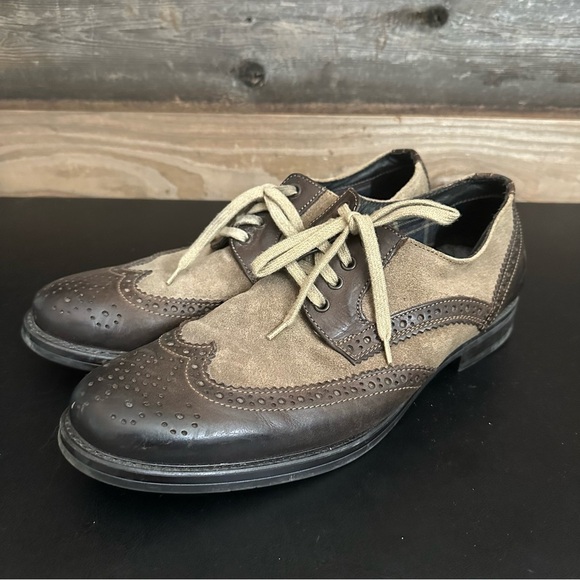 Johnston & Murphy Men's Chambliss Cap Toe Tan Brown Lace Up Oxford 11.5 M - Picture 1 of 9